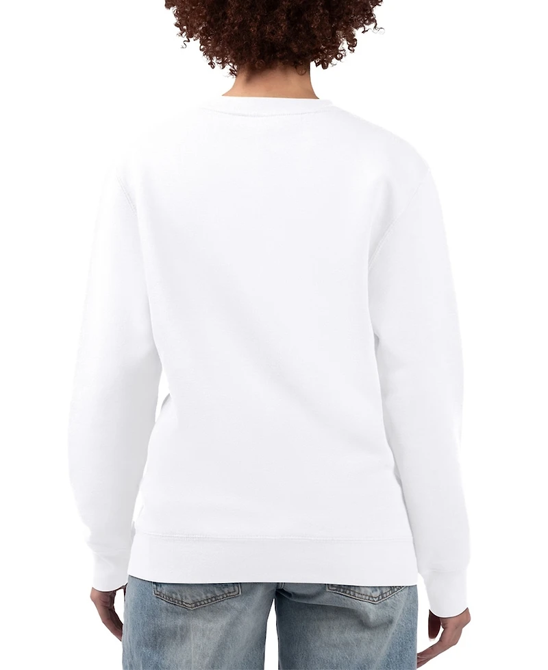 G-iii 4Her by Carl Banks Women's White San Diego Padres Flowers Graphic Pullover Sweatshirt