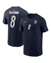Nike Men's Weston McKennie Navy Usmnt Away Name Number T-Shirt