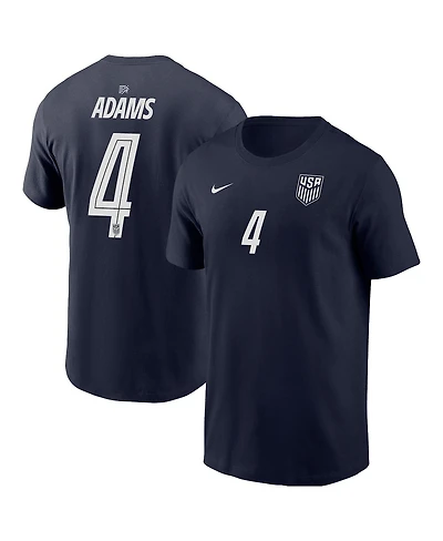 Nike Men's Tyler Adams Navy Usmnt Away Name Number T-Shirt