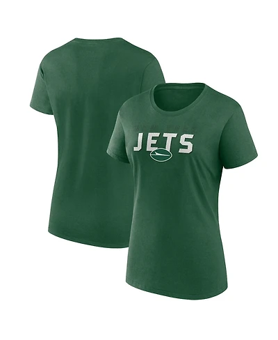 Logo Athletic Women's Green New York Jets Lean T-Shirt
