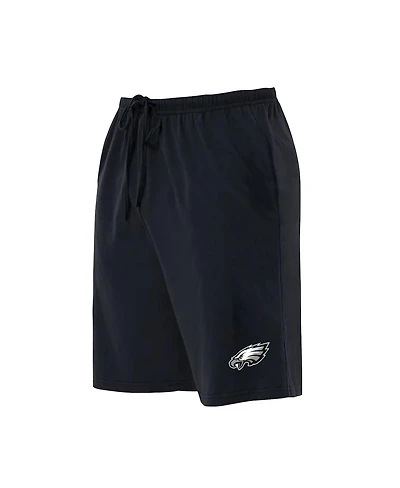 Concepts Sport Men's Black Philadelphia Eagles Big Tall Fleece Lounge Shorts