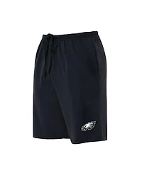 Concepts Sport Men's Black Philadelphia Eagles Big Tall Fleece Lounge Shorts