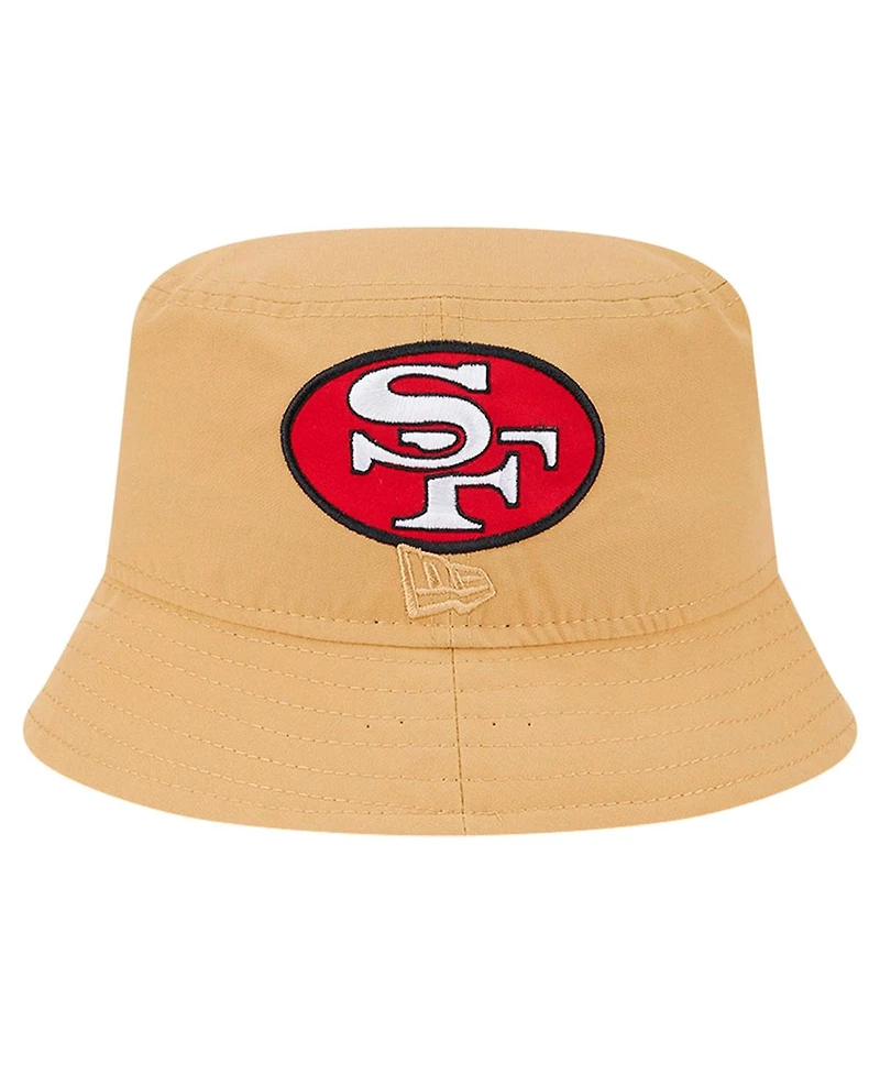 New Era Men's Gold San Francisco 49ers Helmet Bucket Hat