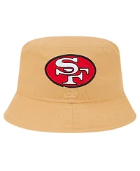 New Era Men's Gold San Francisco 49ers Helmet Bucket Hat