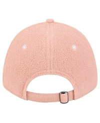 New Era Women's Light Pink Miami Dolphins Cozy Sherpa 9FORTY Adjustable Hat
