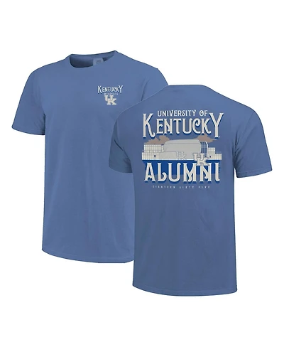 Image One Men's and Women's Royal Kentucky Wildcats Comfort Colors Campus Alumni T-Shirt