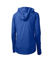 Cutter & Buck Women's Royal Los Angeles Dodgers Adapt Eco Knit Hybrid Full-Zip Hoodie