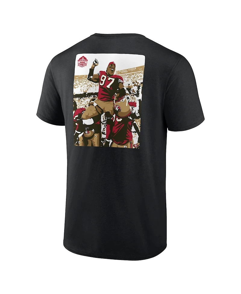 Fanatics Mto Label Men's Bryant Young Black San Francisco 49ers Hall of Fame T-Shirt