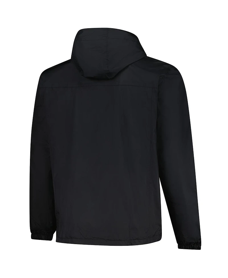 Dunbrooke Men's Black Arizona Cardinals Tropic Waterproof Packable Full-Zip Hoodie Jacket