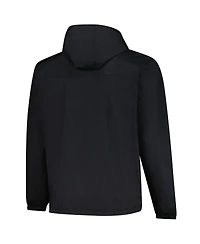 Dunbrooke Men's Black Arizona Cardinals Tropic Waterproof Packable Full-Zip Hoodie Jacket