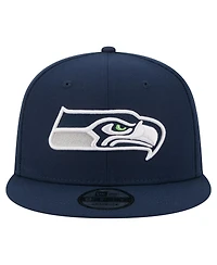 New Era Men's Navy Seattle Seahawks 9FIFTY Snapback Hat