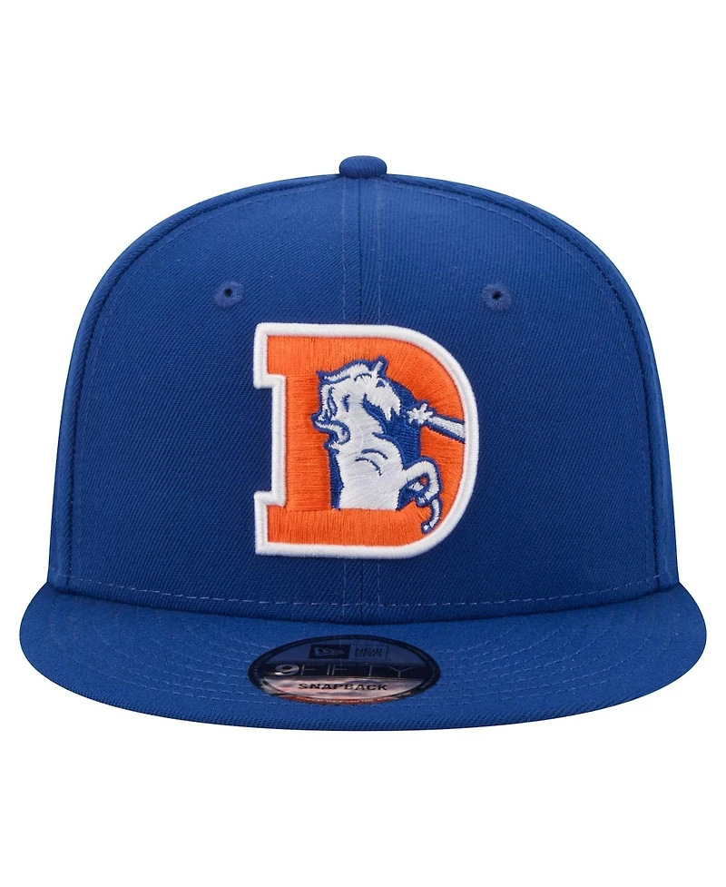 New Era Men's Royal Denver Broncos 9FIFTY Snapback Hat