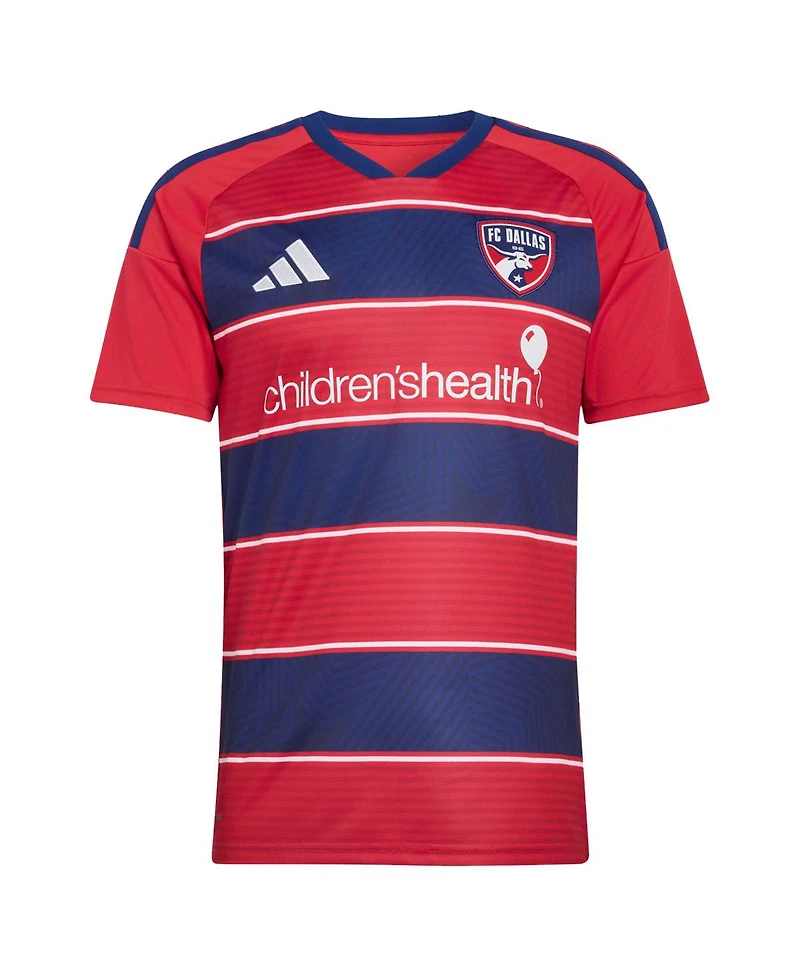 Adidas Men's Logan Farrington Red Fc Dallas 2026 Dna Kit Replica Jersey