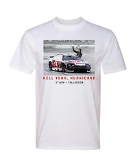Classic Ink Men's White Carson Hocevar Yeah Hurricane 1st Win T-Shirt