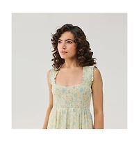 Reistor Women's Smocked Maxi Dress