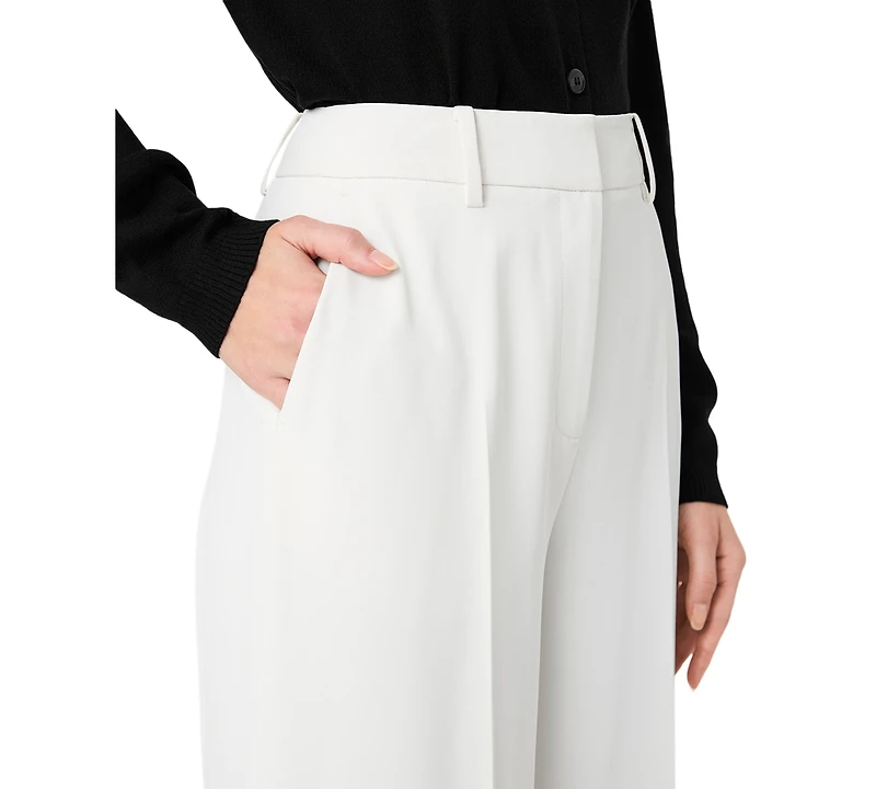 French Connection Women's Harry High-Waist Wide-Leg Pants