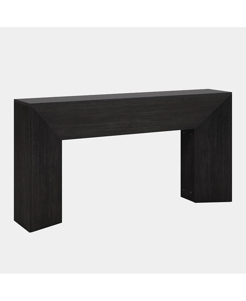 Slickblue Modern Wood Console Table 63 Inch for Entryway and Living Room