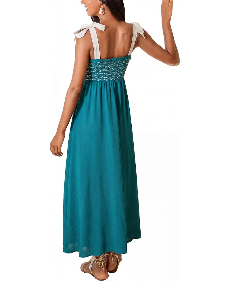 Cupshe Women's Vacation Drama Maxi Beach Dress