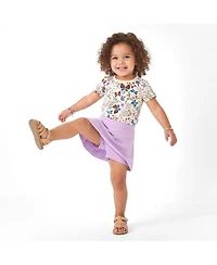 Mightly Toddler Fair Trade Organic Cotton Ribbed Scoop Neck Tee