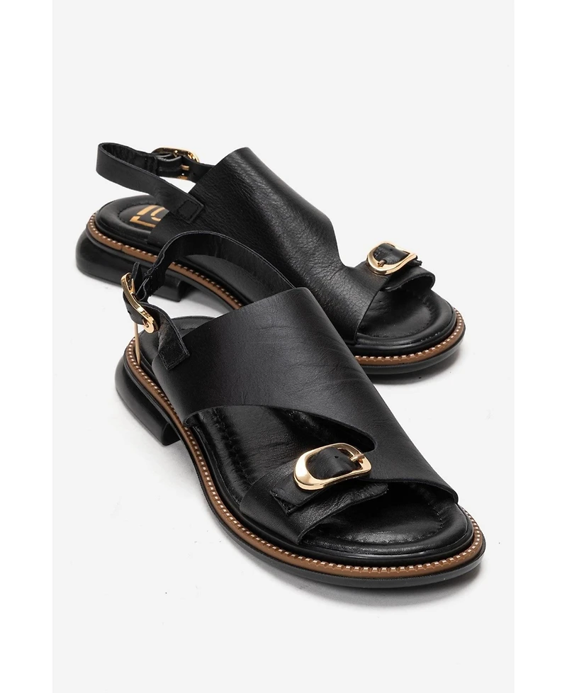 Forever & Always Shoes Women's Cruel Leather Sandal
