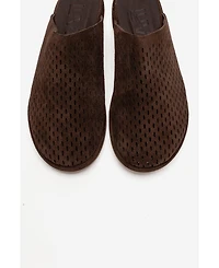 Forever and Always Shoes Melara Leather Slip On Mule