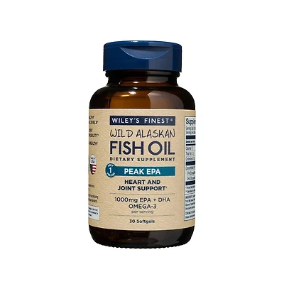 Wiley's Finest Wild Alaskan Fish Oil Peak Epa