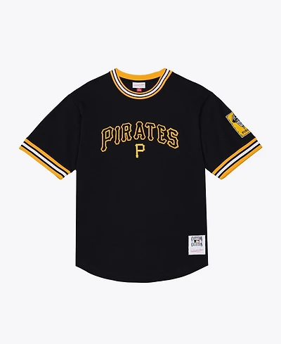 Mitchell & Ness Men's Black Pittsburgh Pirates Wild Pitch Ringer T-Shirt