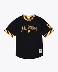 Mitchell & Ness Men's Black Pittsburgh Pirates Wild Pitch Ringer T-Shirt