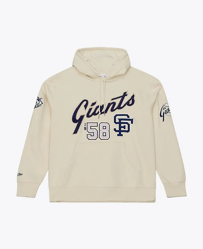 Mitchell & Ness Men's Cream San Francisco Giants Yacht Rock Fleece Hoodie