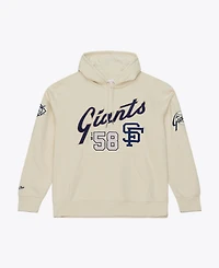 Mitchell & Ness Men's Cream San Francisco Giants Yacht Rock Fleece Hoodie