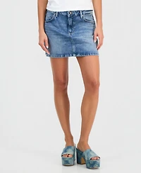 Guess Women's Faith Stretch Denim Mini Skirt