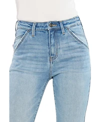 KanCan Women's Usa Aimmes High Rise Flare Jeans