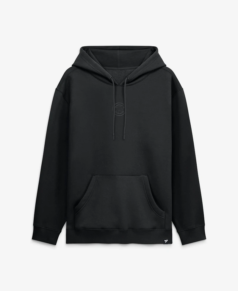 Fanatics Men's Chicago Cubs Black Out Fleece Hoodie