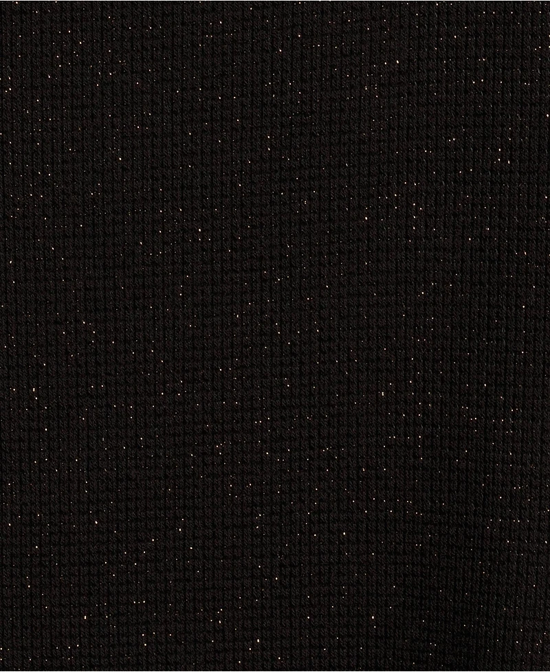 Lands' End Plus Long Sleeve Rib Square Neck Tee