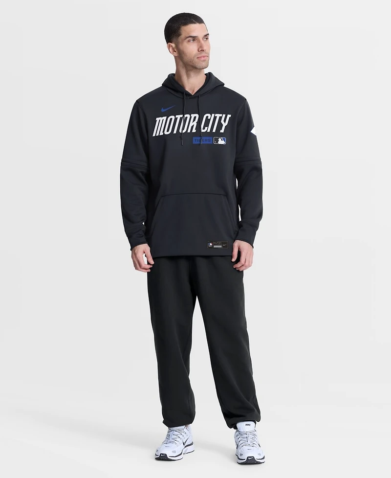 Nike Men's Navy Detroit Tigers Authentic Collection City Connect Therma-fit Hoodie