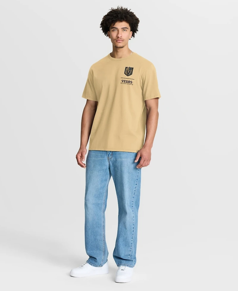 Fanatics Men's Gold Vegas Golden Knights Crash The Net Legacy T-Shirt