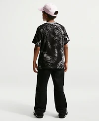 Nike Big Boys and Girls Gray England National Team Allover Print T-Shirt