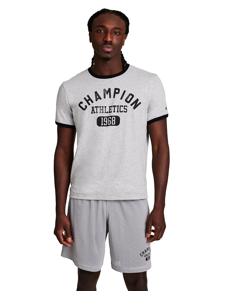 Champion Men's Reversible Double-Sided Garment Short-Sleeve T-Shirt