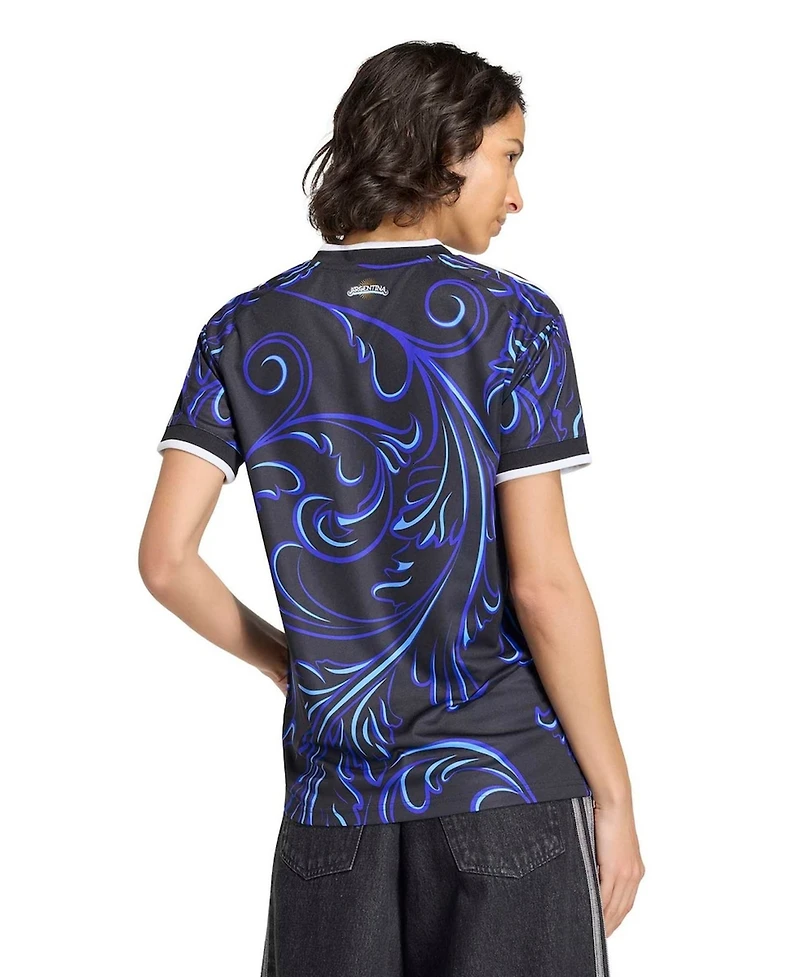 Adidas Women's Black Argentina National Team 2026 Away Replica Jersey