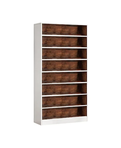 Slickblue Freestanding 9-Tier Bookshelf Organizer for Home or Office Display