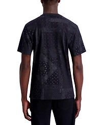 Karl Lagerfeld Paris Men's Bandana Print T-Shirt