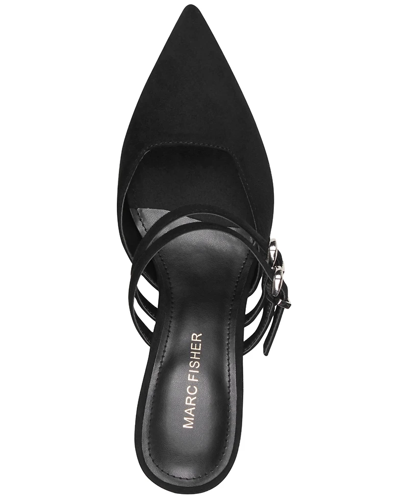 Marc Fisher Women's Abele Double Strap Stiletto Heel Pumps