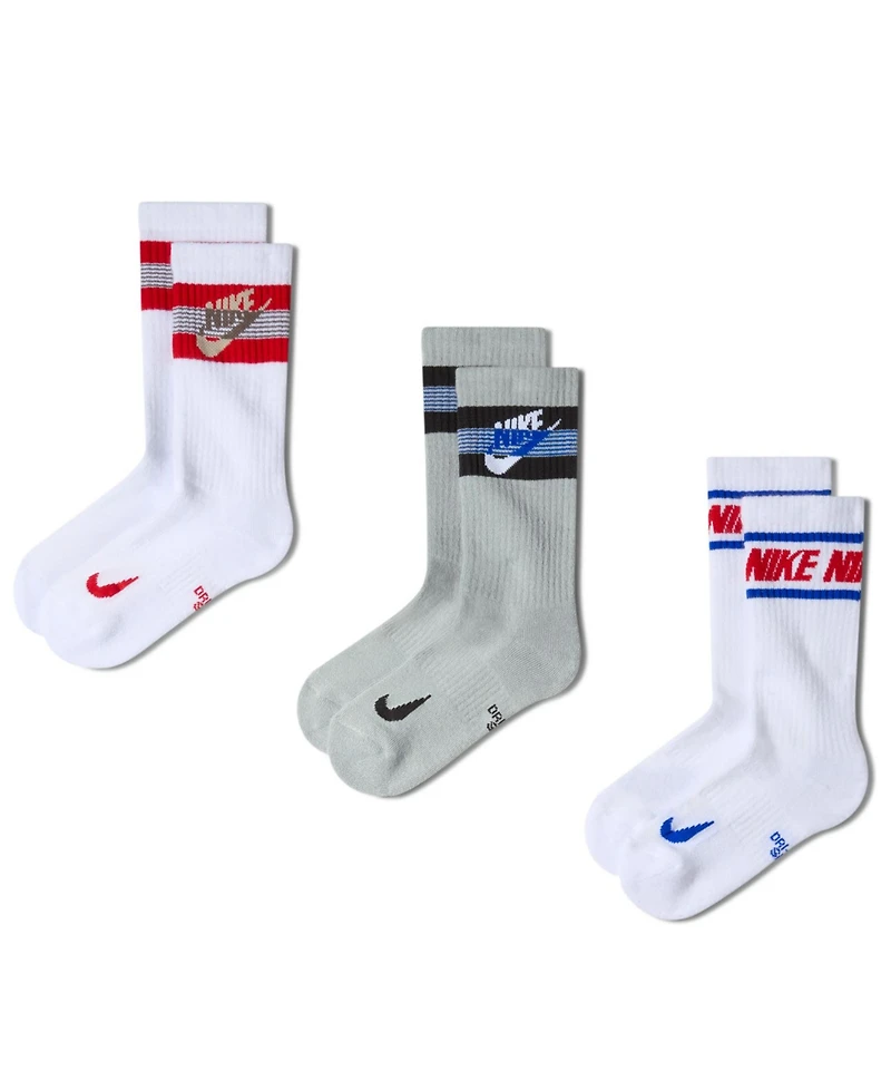 Nike Everyday Kids' Cushioned Crew Socks, 6-Pack