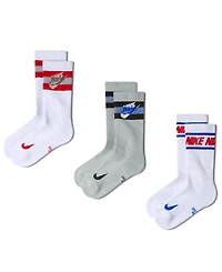 Nike Everyday Kids' Cushioned Crew Socks, 6-Pack