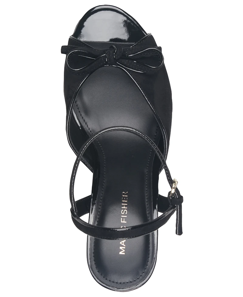Marc Fisher Women's Dera Platform High Block Heel Sandals