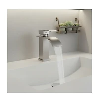Phying Single Handle Bathroom Faucet Lavatory Faucet Stainless Steel Single Hole-tp