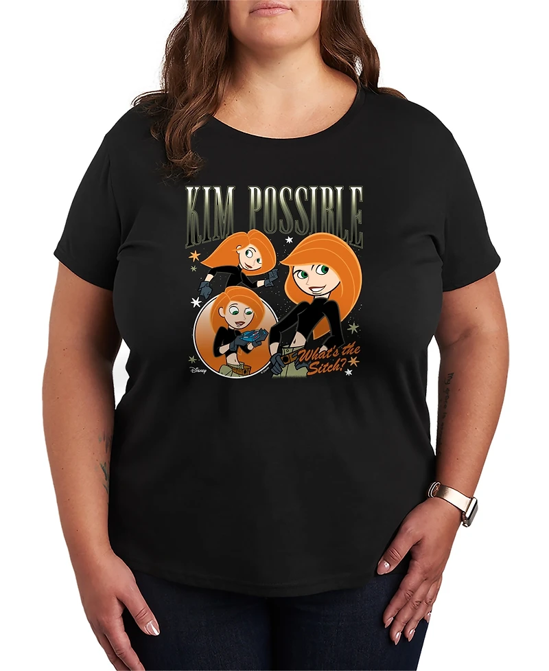Hybrid Apparel Plus Kim Possible Collage Graphic T-Shirt