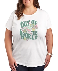 Hybrid Apparel Plus The Mandalorian Out of This World Grogu Graphic T-Shirt