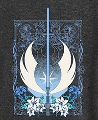 Hybrid Apparel Plus Star Wars Medieval Lightsaber Graphic T-Shirt