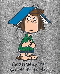 Hybrid Apparel Plus Peanuts Peppermint Patty Brain Left for the Day Graphic T-Shirt